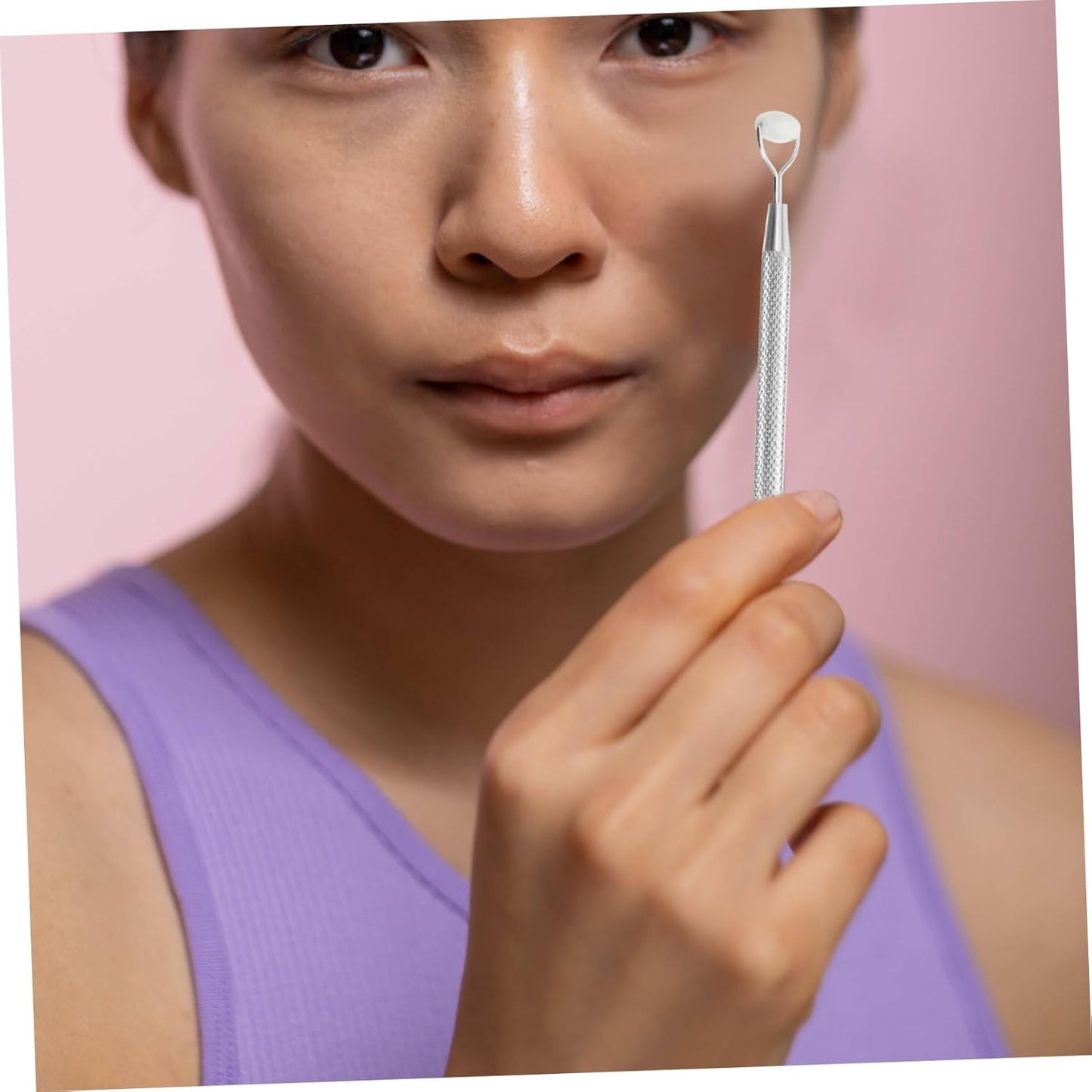 Jade Facial Skin Massager Stainless Steel Face Massager Jade Rolling Facial Massager Jade Face Massager Jade